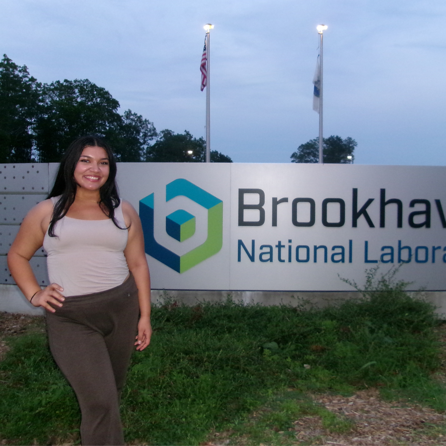 Aleida is an intern at Brookhaven National Laboratory